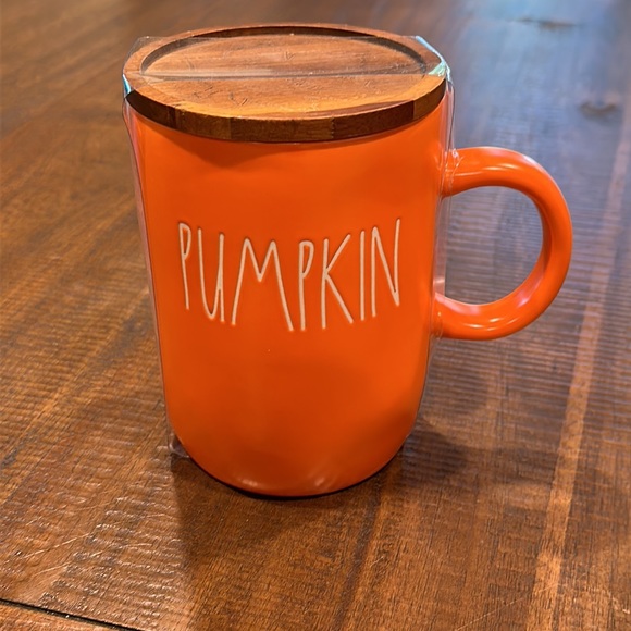 Rae Dunn Pumpkin Mug set of 2. Fall Halloween - Picture 2 of 3